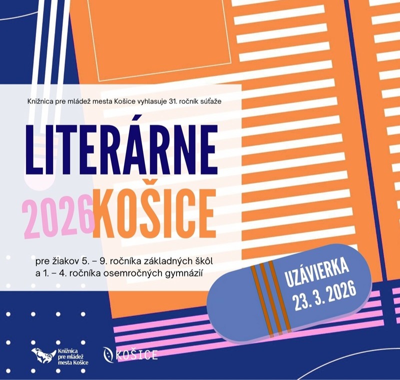 Literárne Košice 2026 štartujú: Knižnica hľadá nové talenty