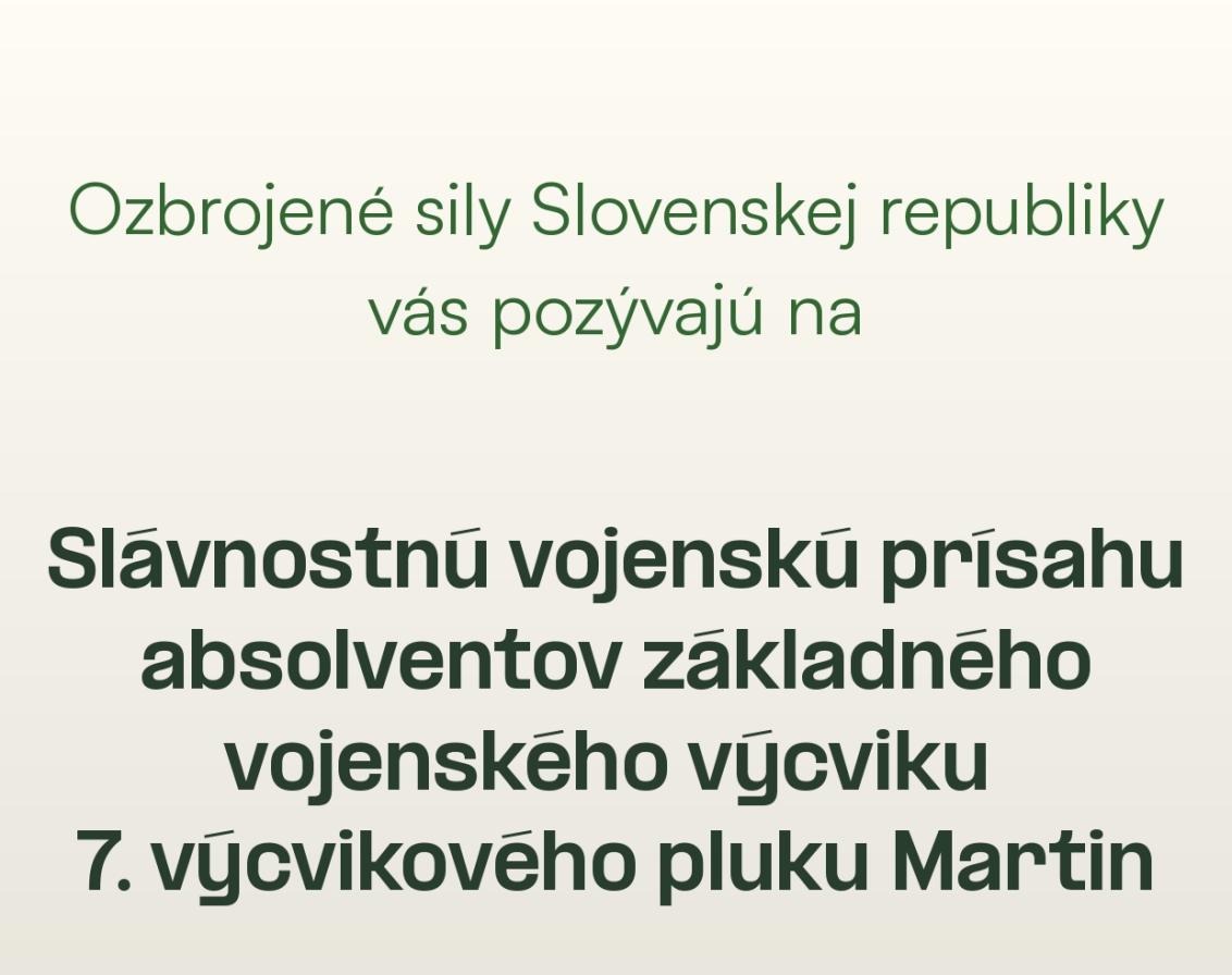 Vojenská prísaha uzavrie prešovskú Hlavnú ulicu