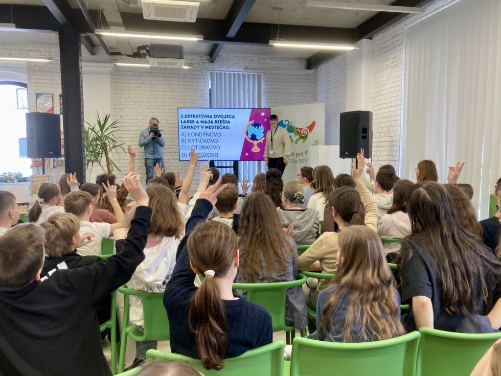 Súťaž Kráľ detských čitateľov. Foto: L. Radzová