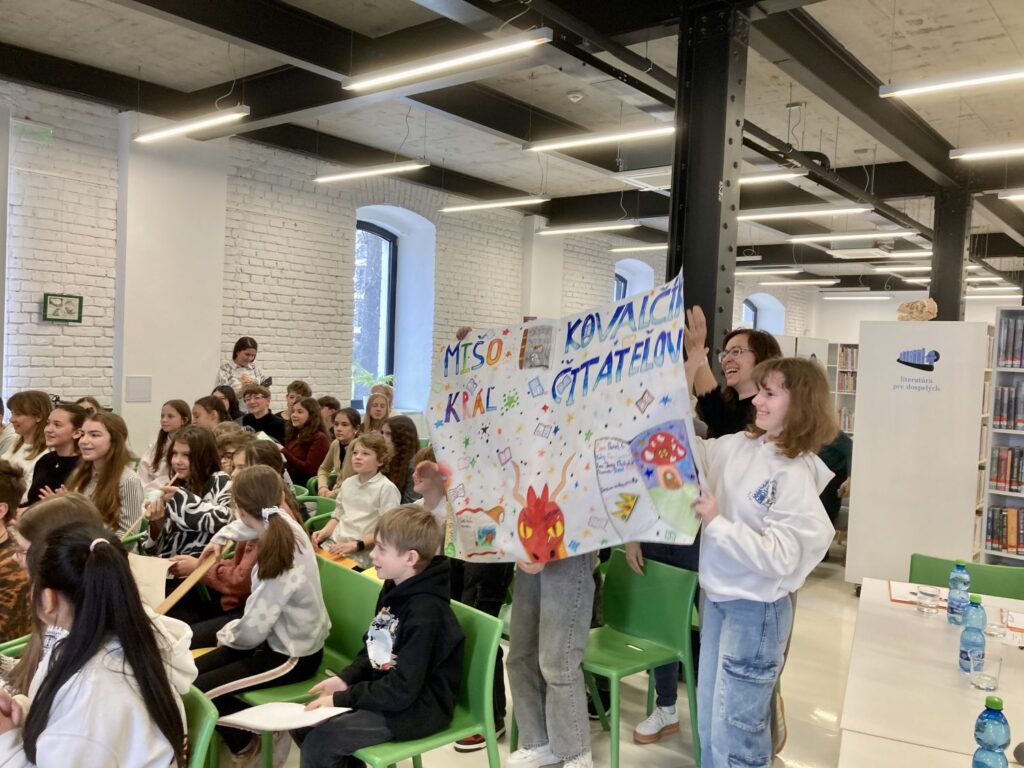 Súťaž Kráľ detských čitateľov. Foto: L. Radzová