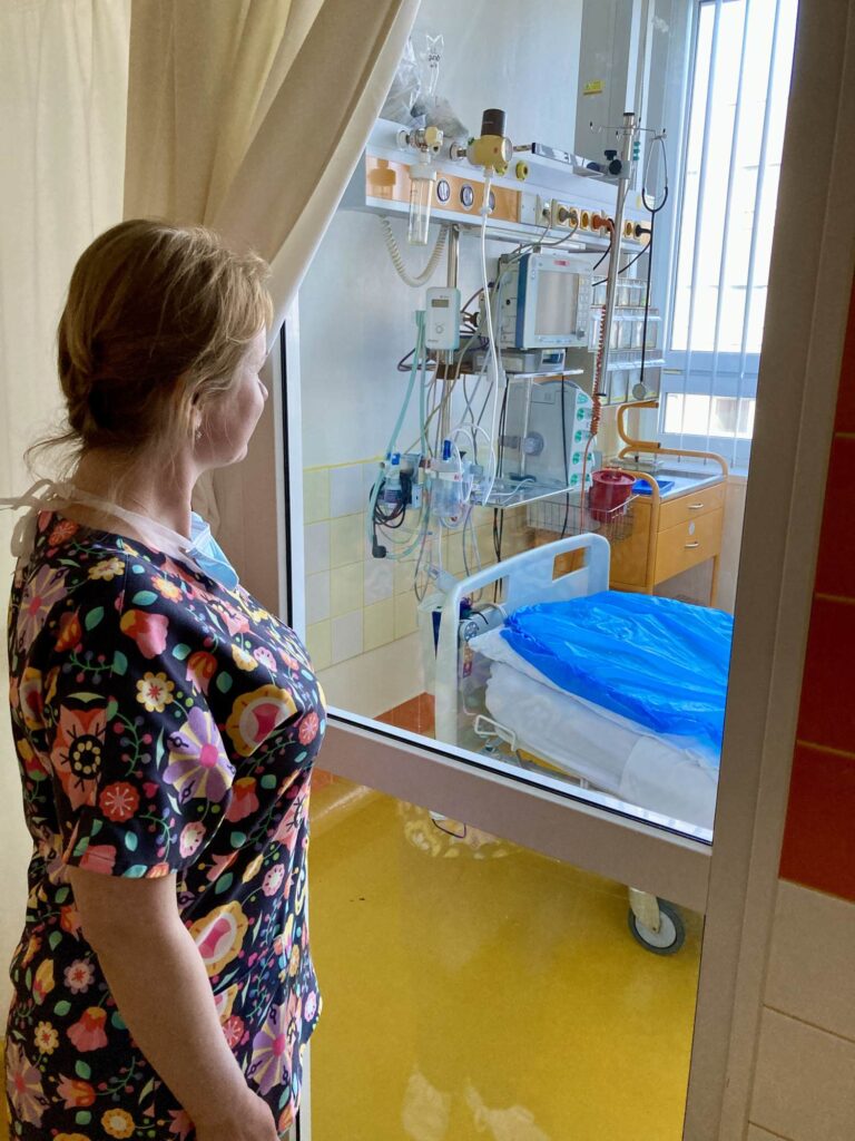 Klinika pediatrickej anestéziológie a intenzívnej medicíny Detskej fakultnej nemocnice v Košiciach. Foto: L. R.