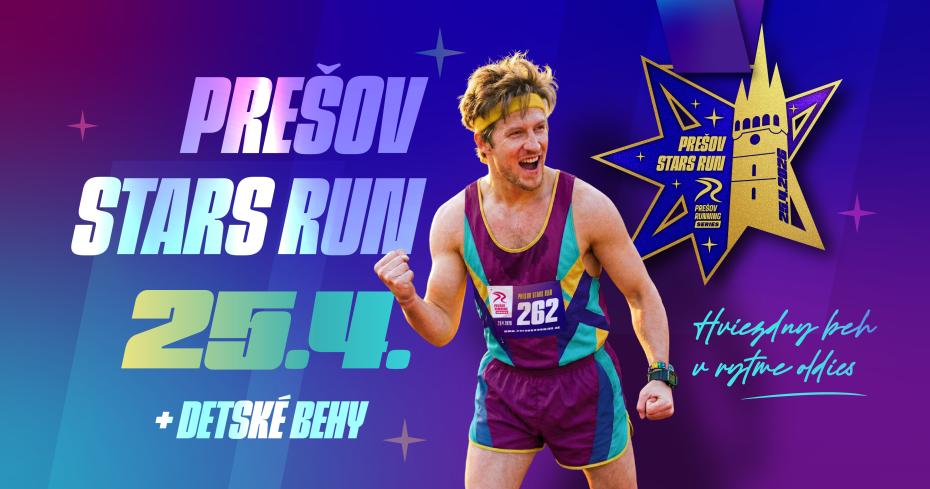 Aj tento rok sa v centre Prešova uskutoční nočný Stars Run. Už v sobotu