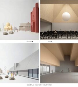 víťazný návrh Centrum kultúry Kežmarok