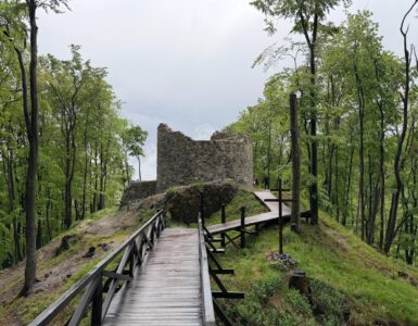 Hrad Sokoľ vyhliadka