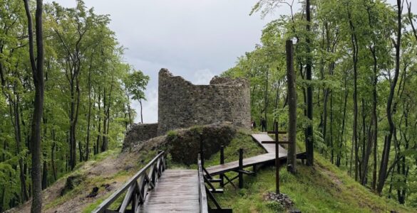 Hrad Sokoľ vyhliadka