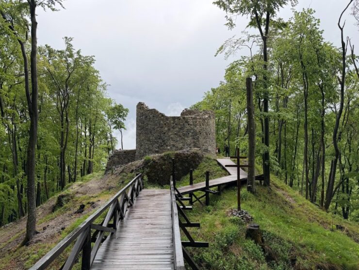 Hrad Sokoľ vyhliadka