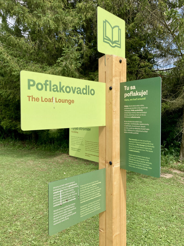 Poflakovadlo / Kysacký chodník poznania. Foto: L. Radzová