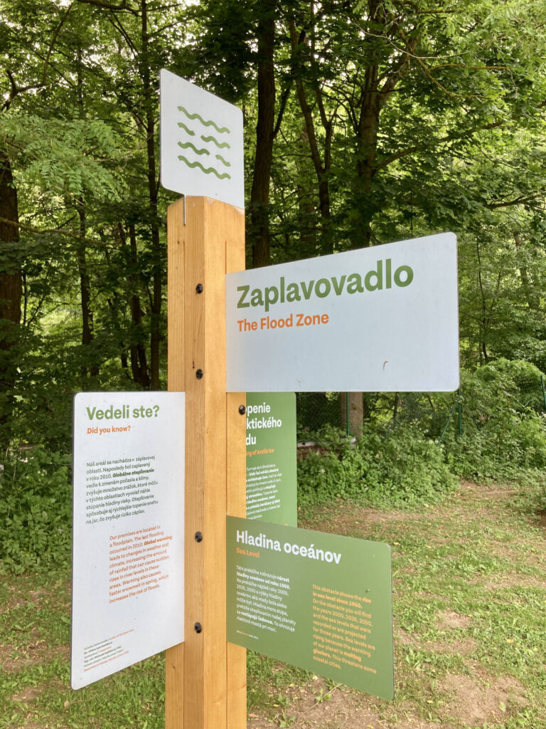 Zaplavovadlo / Kysacký chodník poznania. Foto: L. Radzová