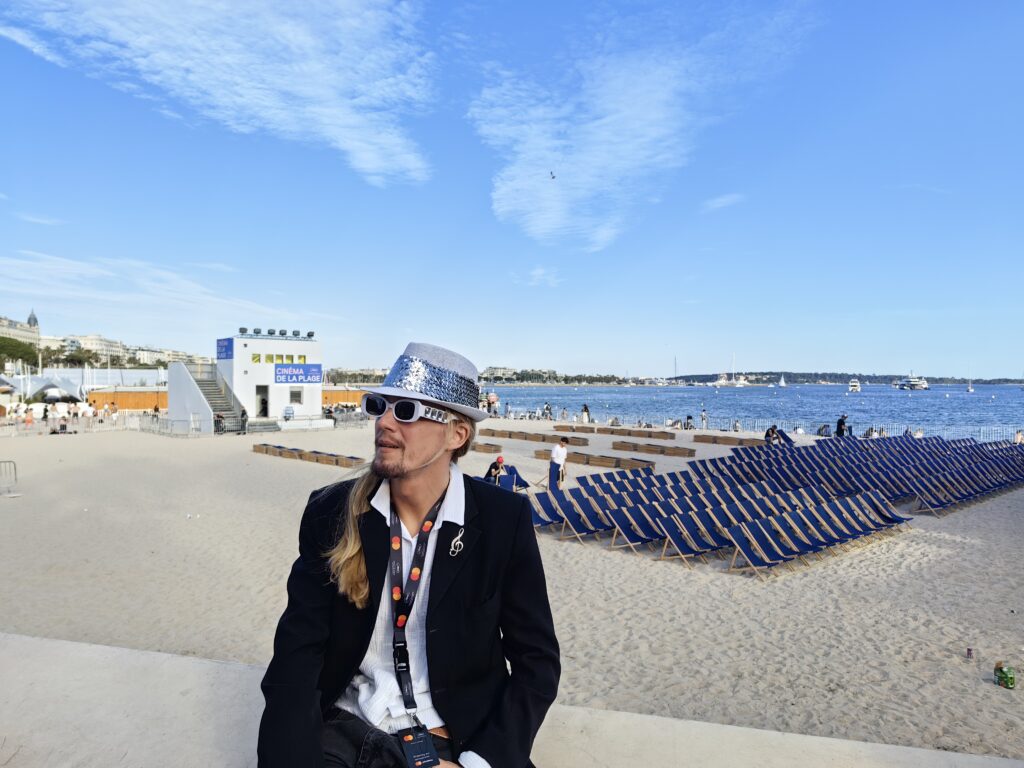 Vlado Železňák ml. v Cannes. Foto: Archív V. Ž.