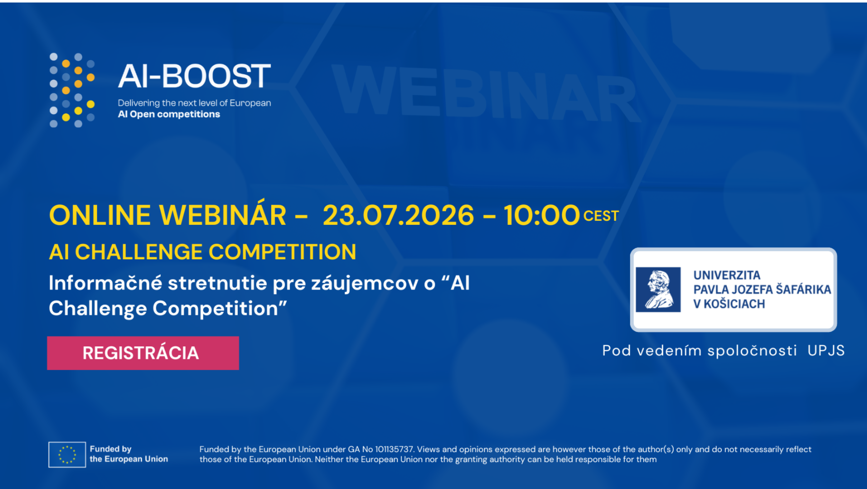 AI-BOOST: Príležitosť pre slovenských inovátorov zapojiť sa do európskeho ekosystému umelej inteligencie a AI Challenge Competition