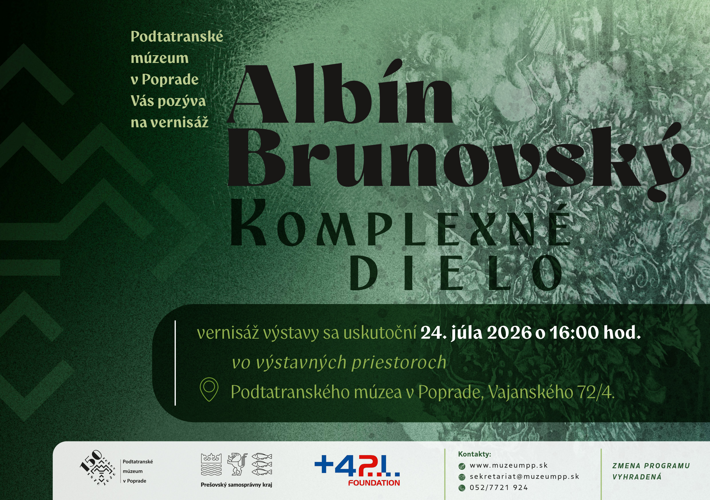 Vychutnajte si umenie Albína Brunovského