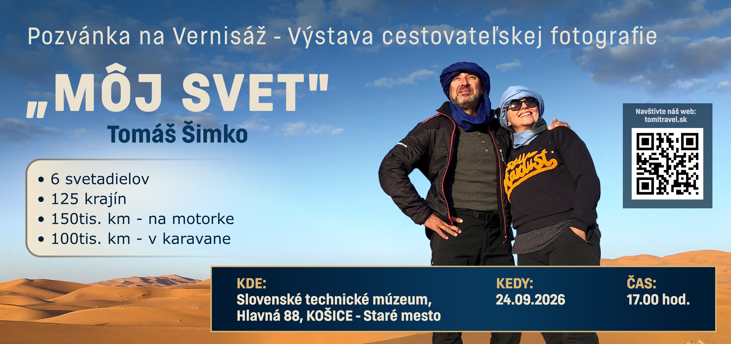 Precestoval 120 krajín, teraz vystaví fotografie v múzeu