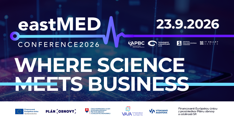 EASTMED 2026 v Košiciach prepojí vedu s biznisom. Ukáže, ako dostať výskum z laboratória až na trh
