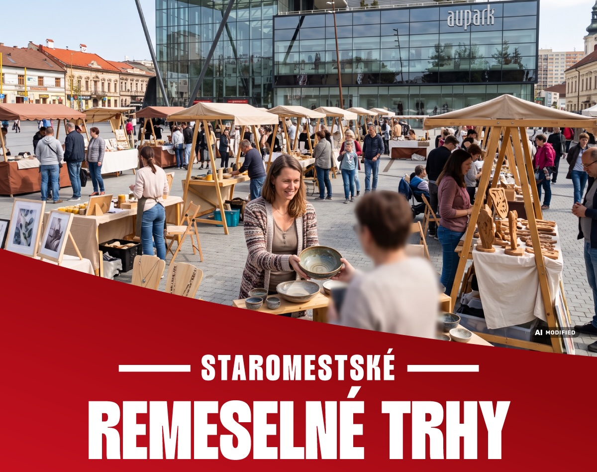Staromestské remeselné trhy spoja generácie. Pred Auparkom dostanú priestor remeselníci, deti aj mladé talenty