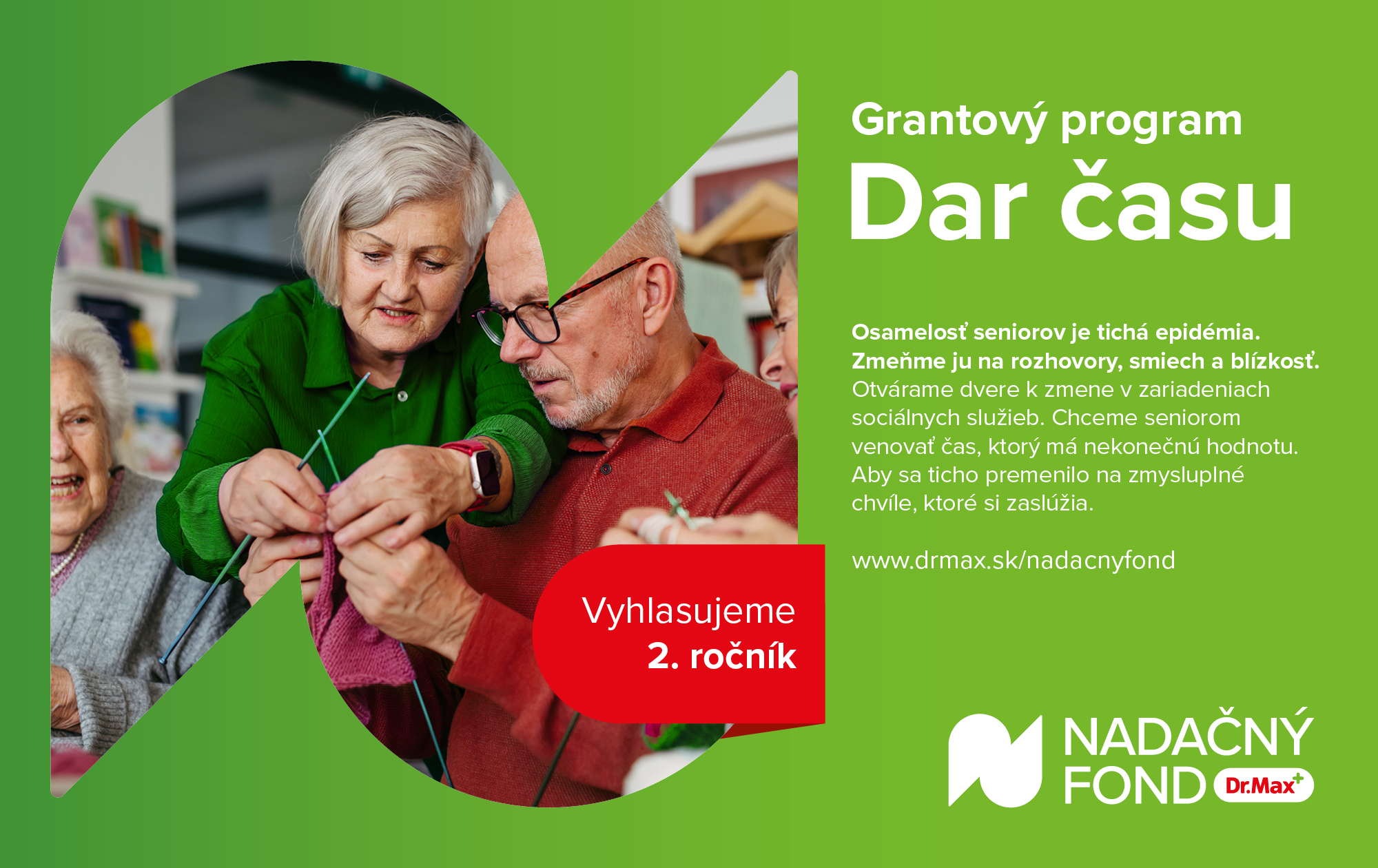 Dobrá starostlivosť nestačí. Seniori potrebujú aj pocit, že sú stále potrební