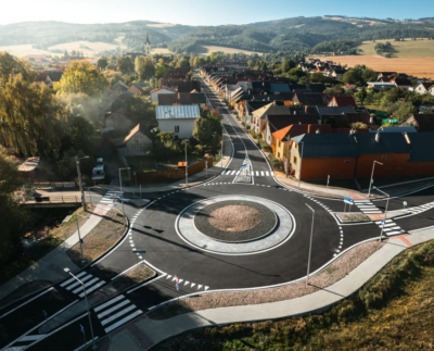 Spišské Bystré kruhový objazd